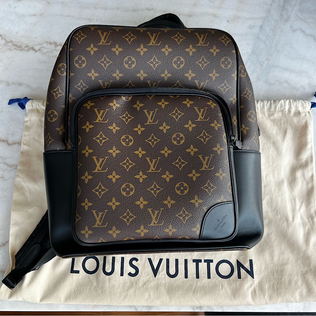 louis vuitton backpack poshmark Damier Ebene Montsouris GM N51139 LV Auth am529 Backpack Rucksack Backpack Monogram Lv